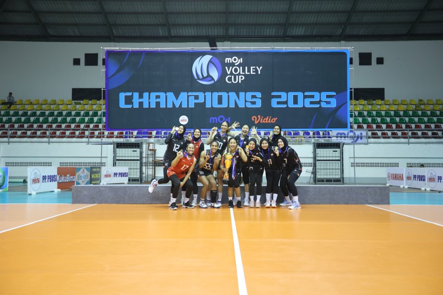 Timnas Voli Putri Juara Moji Cup 2025