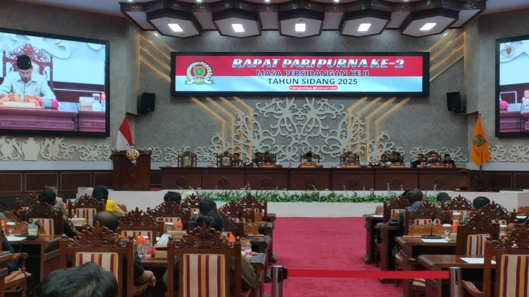 DPRD Kalimantan Tengah Gelar Rapat Paripurna Bahas Raperda Pengelolaan Pertambangan