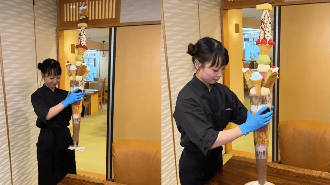5 Kreasi Parfait Unik di Jepang: Dari Topping Karaage hingga Setinggi 1,2 Meter
