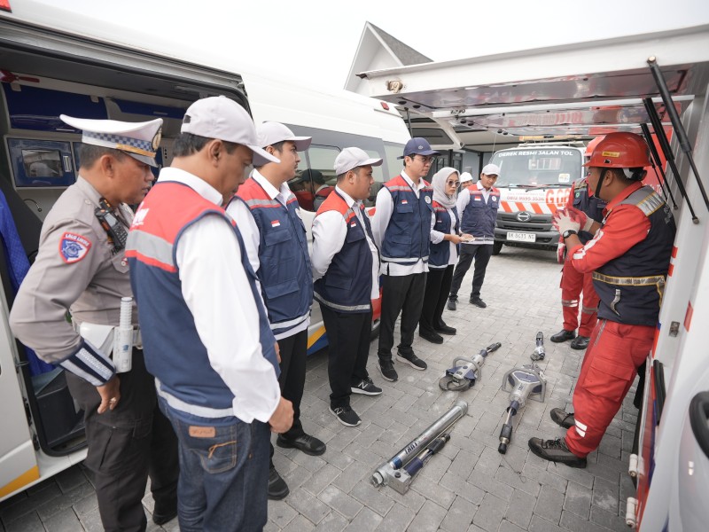 Siap Hadapi Mudik Lebaran 2025, Hamawas Siagakan Kendaraan Layanan dan Fungsionalkan Rest Area Sementara KM 99 Tol Tebing Tinggi - Indrapura