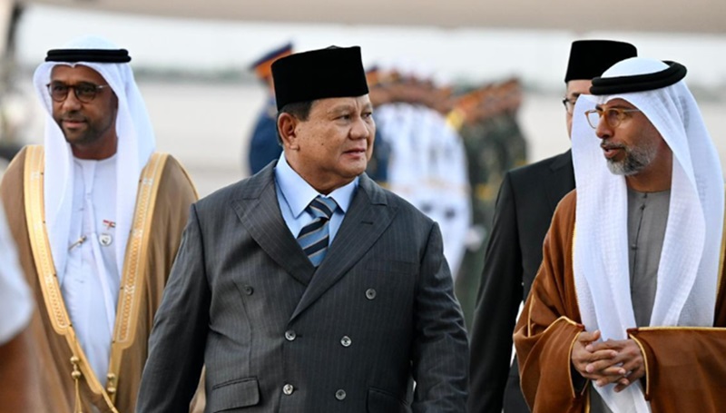 Prabowo Tiba Abu Dhabi Perkuat Kemitraan Strategis Indonesia UEA