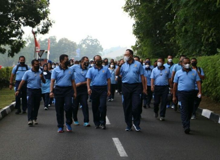 Lanud Adisutjipto Gelar Olahraga Bersama, Perkuat Silaturahmi dan Kebugaran