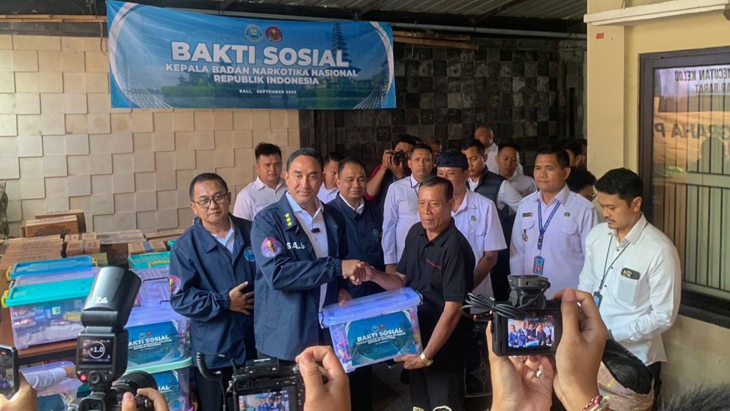 BNN Salurkan 2.000 Sembako Banjir Bali, Tegaskan Komitmen Kemanusiaan