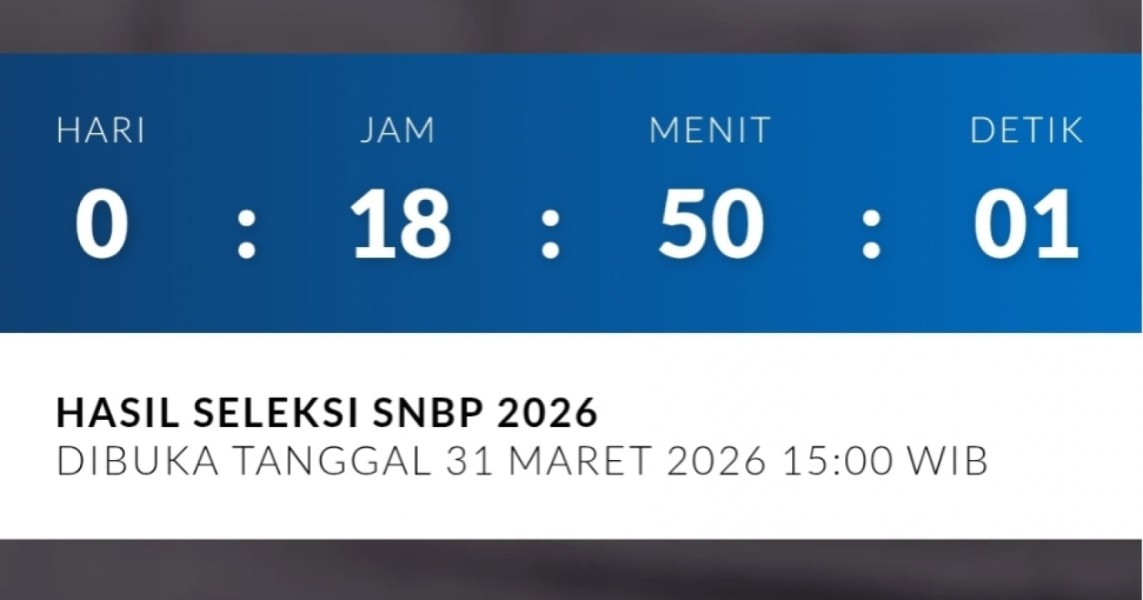 Pengumuman SNBP 2026 Hari Ini Pukul 15.00 WIB, Cek Link Disini!