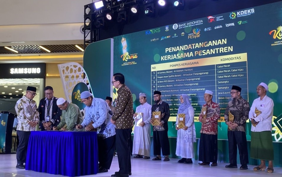 BI Kepri Dorong Kemandirian Ekonomi Pesantren Lewat Ekosistem Bisnis Antarpesantren