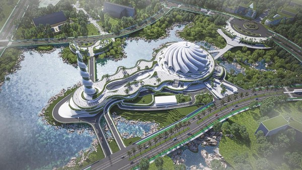 IKN Genjot Infrastruktur Inti Masjid dan Istana Wapres