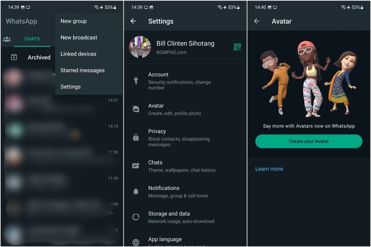 WhatsApp Mulai Uji Coba Fitur Avatar Mirip Instagram, Pengguna Bisa Menambahkan Animasi Dinamis di Foto Profil untuk Ekspresi Diri Lebih Personal