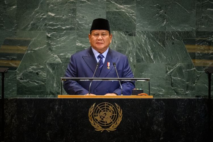 Prabowo Subianto Berpidato di PBB Tegaskan Komitmen Perdamaian