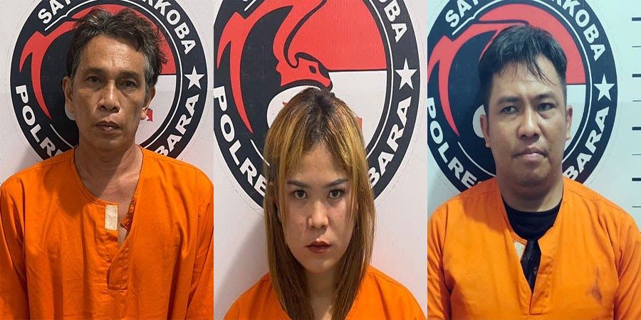 Polres Batu Bara Tangkap Sepasang Kekasih Pengedar Sabu dengan Barang Bukti 10 Gram