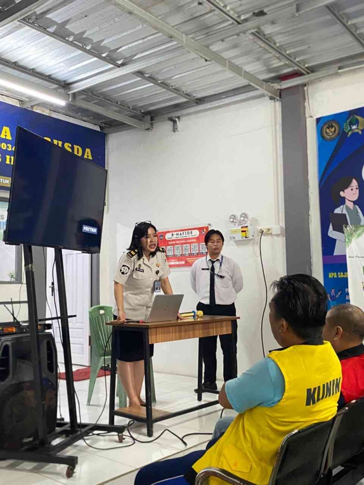 Dokter Lapas Narkotika Samarinda Edukasi Aturan Minum Obat Selama Bulan Puasa