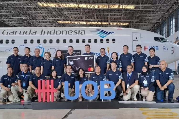 UOB Indonesia dan Garuda Indonesia Bersinergi Luncurkan Livery Khusus pada Boeing 737-800 NG