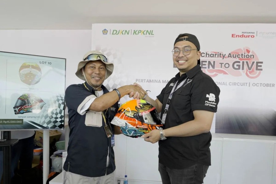 Lelang MotoGP Mandalika 2025 Raup Dana Sosial
