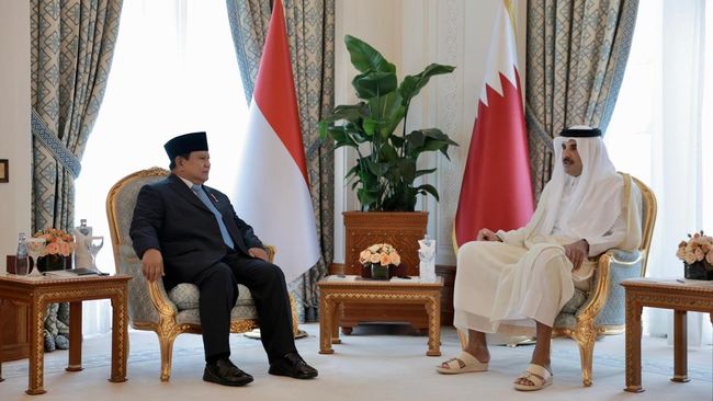 Qatar Investasi 2 Miliar Dollar AS ke Danantara, Prabowo Sebut Kerja Sama Strategis untuk Indonesia