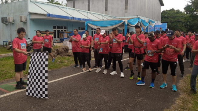 Kemeriahan Fun Run SKK Migas-Pertamina EP dan Insan Pers Warnai Pagi Jambi