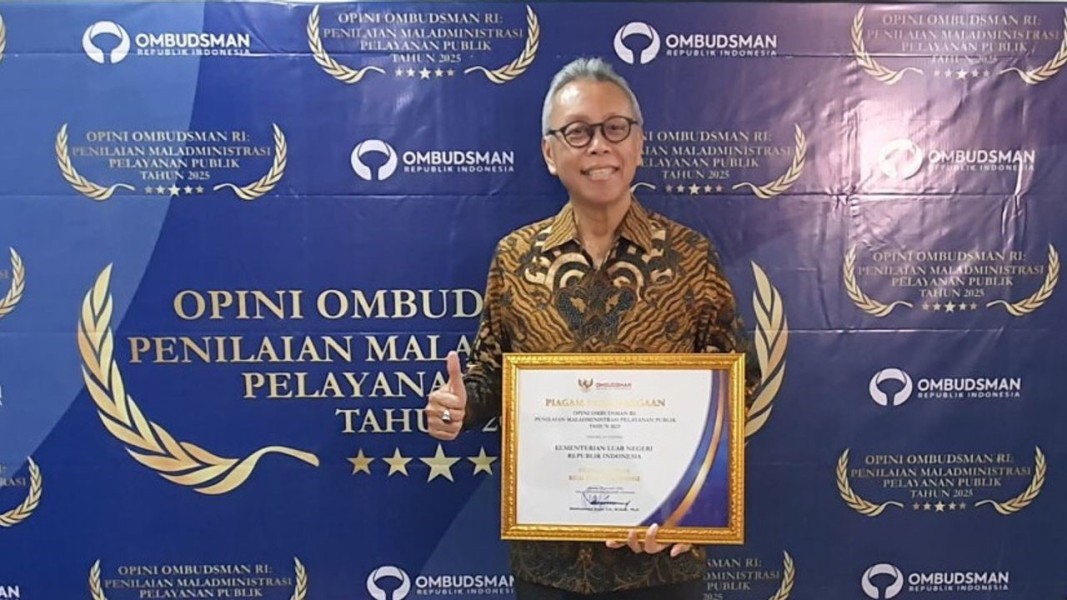 Kemlu Raih Opini Kualitas Tertinggi Ombudsman, Perkuat Layanan Publik