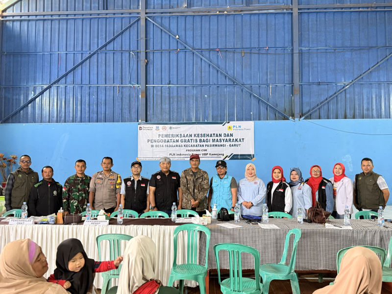 Hadir Lebih Dekat dengan Masyarakat, PLN Indonesia Power UBP Kamojang Gelar Aksi Peduli Layanan Kesehatan Gratis
