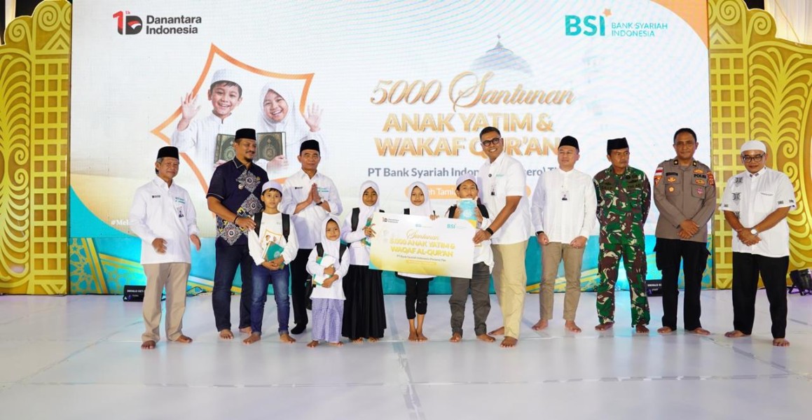 BSI Berbagi: 5.000 Anak Yatim Terima Santunan Serentak di Seluruh Indonesia