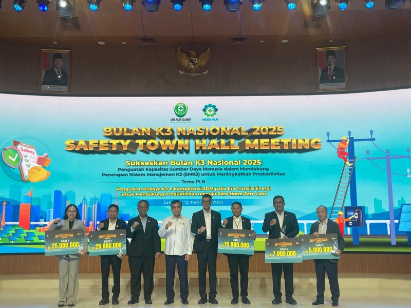 PLN MCTN Raih Juara 5 Safety Leadership Awards 2025 Sebagai Bentuk Komitmen Terhadap Budaya K3