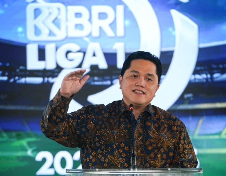 EriErick Thohir Bandingkan Persaingan Degradasi BRI Liga 1 dan Premier League: Di Indonesia Lagi Seru-Serunya