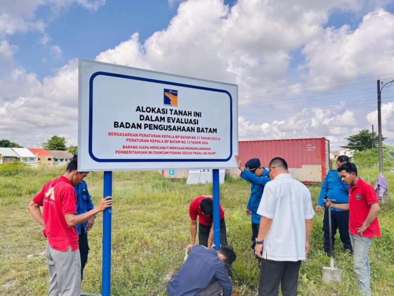 BP Batam Intensifkan Penertiban Lahan Tidur, Fokus Dorong Investasi Berkualitas
