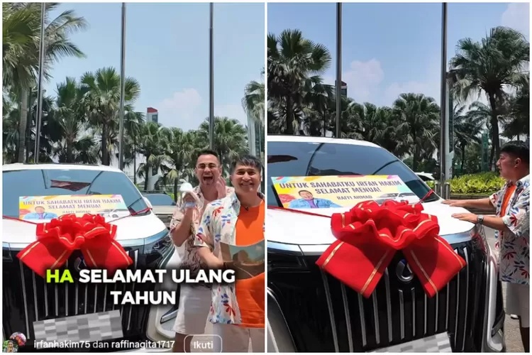 Raffi Ahmad Hadiahkan Mobil Mewah untuk Irfan Hakim