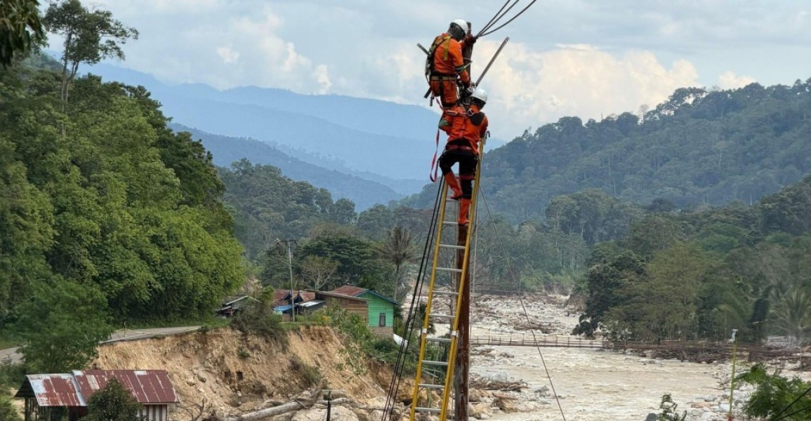 PLN Percepat Pemulihan Listrik Aceh Pascabencana Kini Tersisa 13 Desa