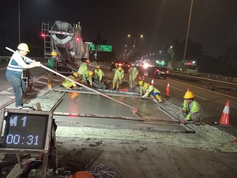 Jasa Marga Lakukan Rekonstruksi Perkerasan Jalan Tol JORR Untuk Kenyamanan Pelni