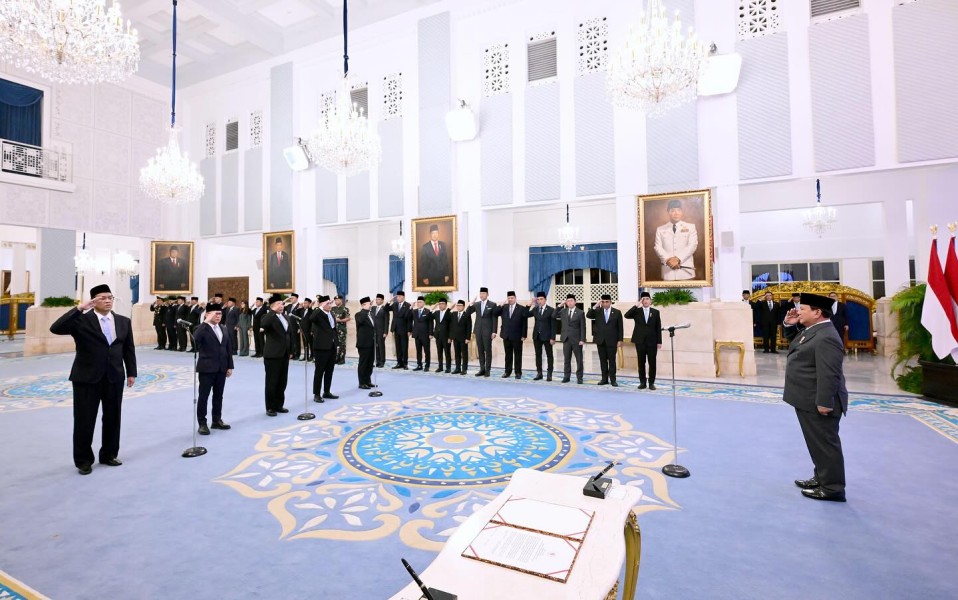 Presiden Prabowo Lantik 2 Menteri dan 3 Wakil Menteri