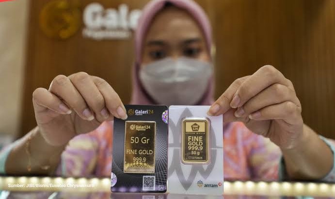 Emas Antam Naik Tipis, UBS Galeri24 Catat Kenaikan Signifikan di Pegadaian