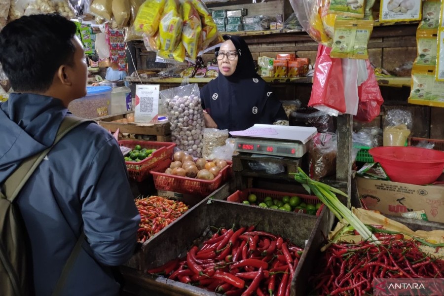 Kenaikan Harga Sembako Di Pasar Palmerah Mulai Merangkak Naik Menjelang Ramadhan