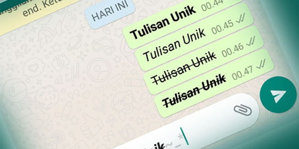 Cara Mencoret Tulisan di WhatsApp, Begini Langkahnya