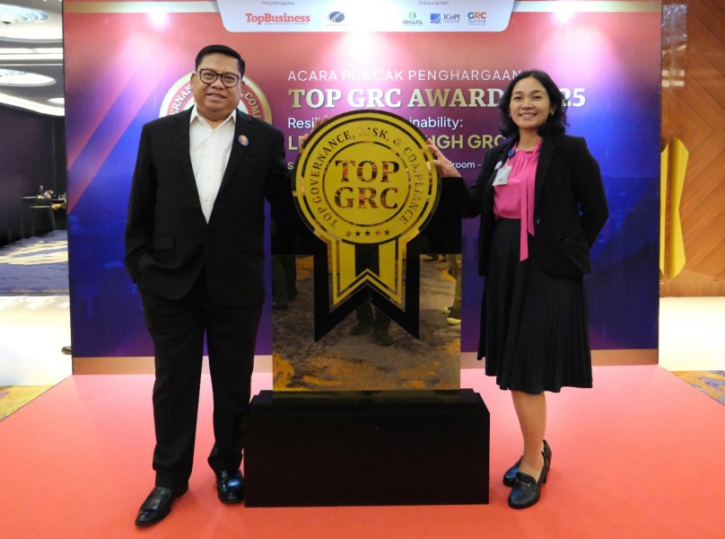 PERURI tunjukkan daya saing global dengan prestasi gemilang di TOP GRC Awards 2025
