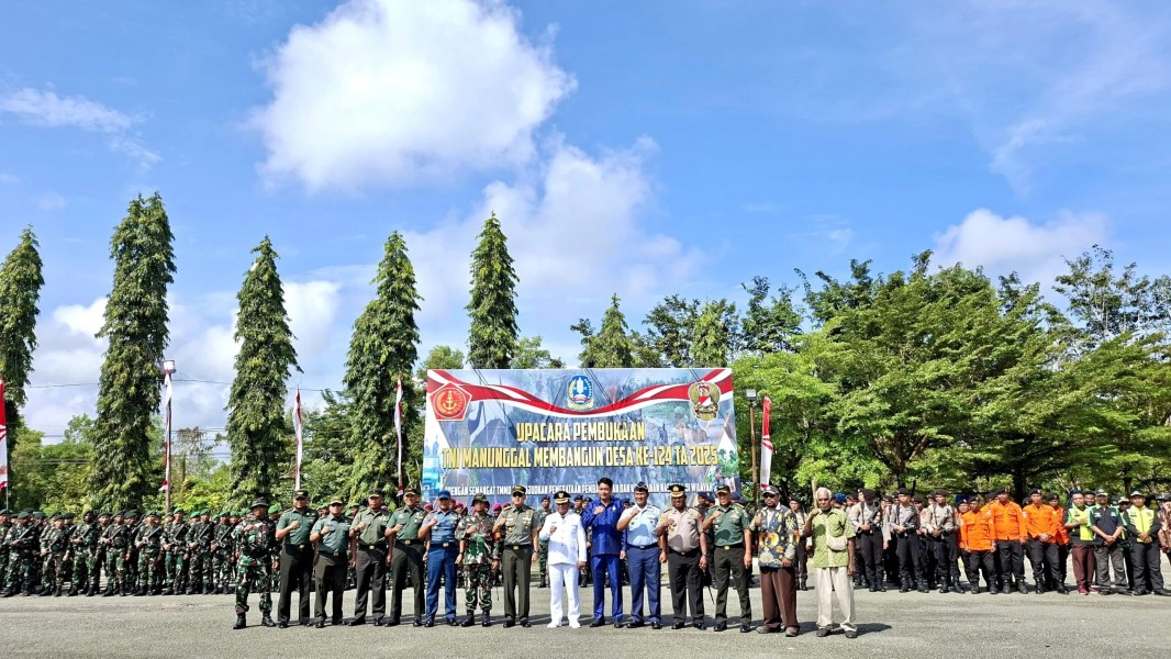 TMMD Reguler Ke-124 Kodim 1701/Jayapura Resmi Dimulai, Kampung Bring Jadi Lokasi Fokus Pembangunan Infrastruktur