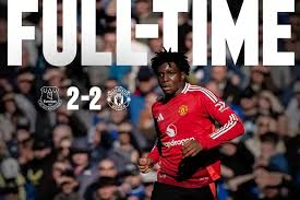 Manchester United Tertahan Imbang 2-2 di Goodison Park: Tantangan Beruntun Liga Inggris