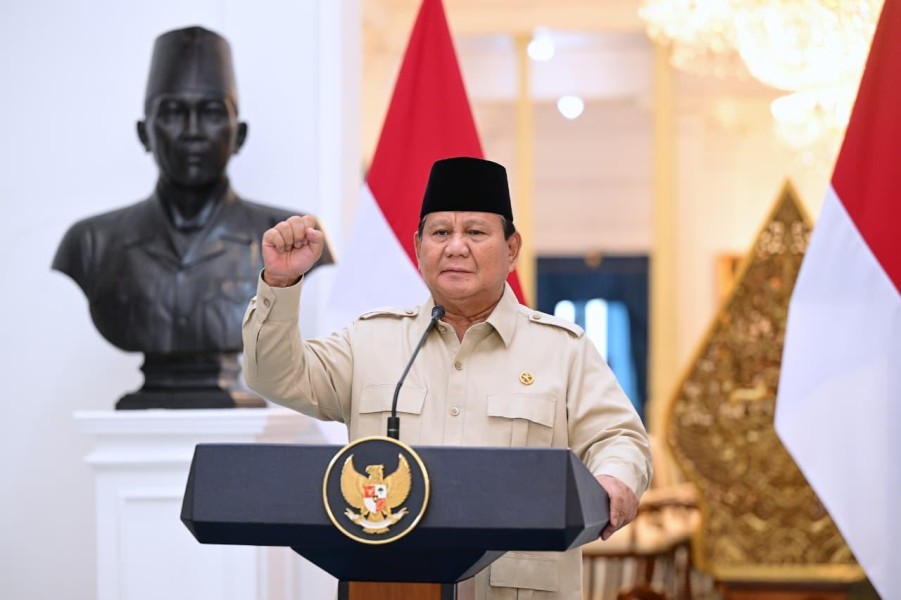 Pesan Prabowo di Hari Sumpah Pemuda: Lanjutkan Perjuangan Bangsa