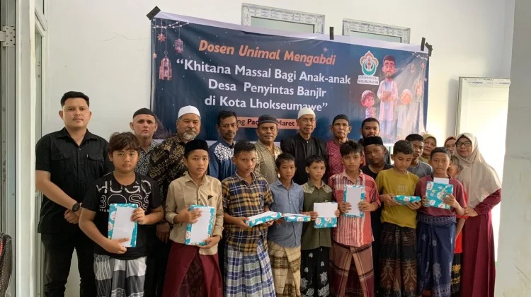 Dosen Universitas Malikussaleh Gelar Khitan Massal Gratis Di Desa Ujong Pacu