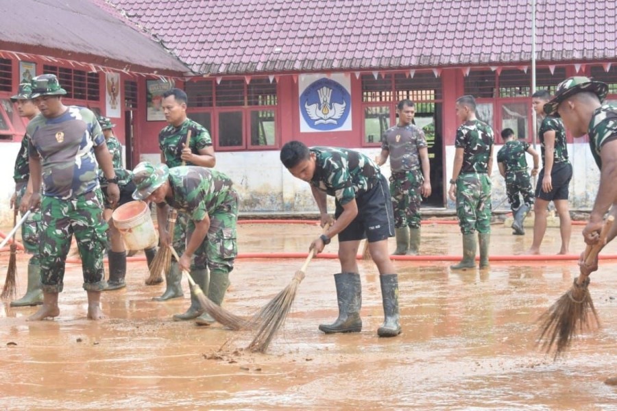 TNI Selesaikan Renovasi SDN Tapanuli Tengah Guna Mendukung Aktivitas Belajar Normal