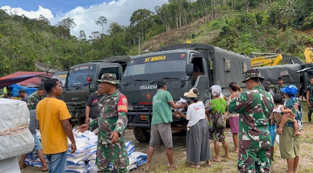 Upaya Drop Logistik Tingkatkan Penanganan Lokasi Terdampak di Tapteng