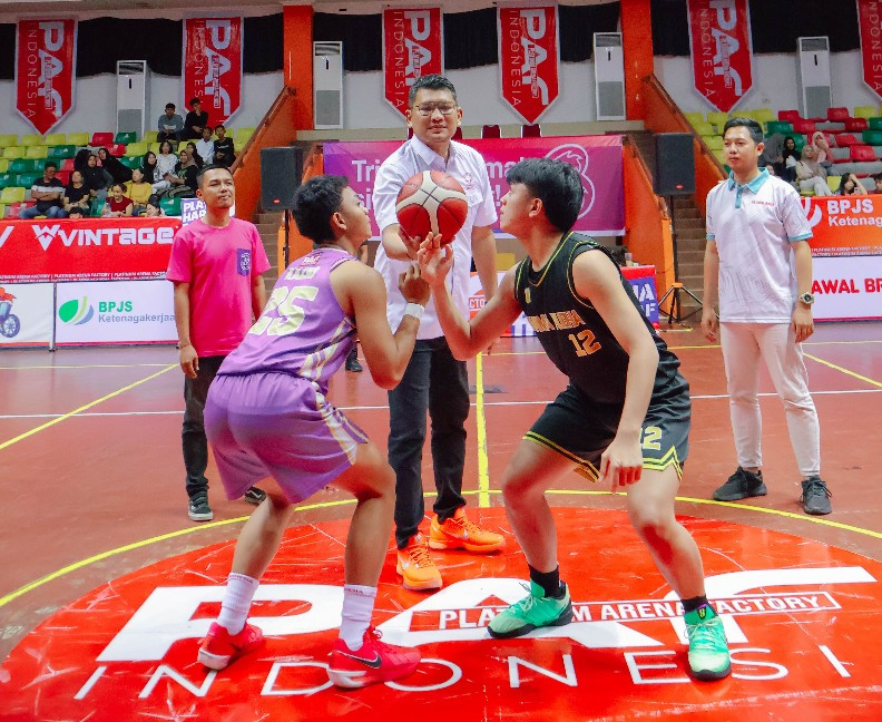 PAF Basketball Riau Series 2026 Resmi Bergulir Diikuti Belasan Sekolah Menengah