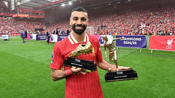 Mohamed Salah Cetak Sejarah di Liga Inggris: Menjadi Raja Gol dan Assist di EPL 2024 25