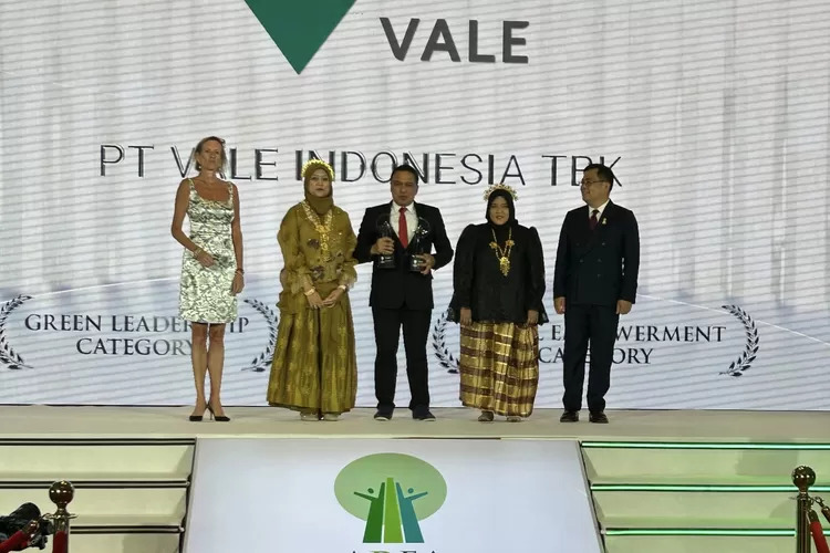 Inovasi Hijau PT Vale Raih Penghargaan di Pertambangan