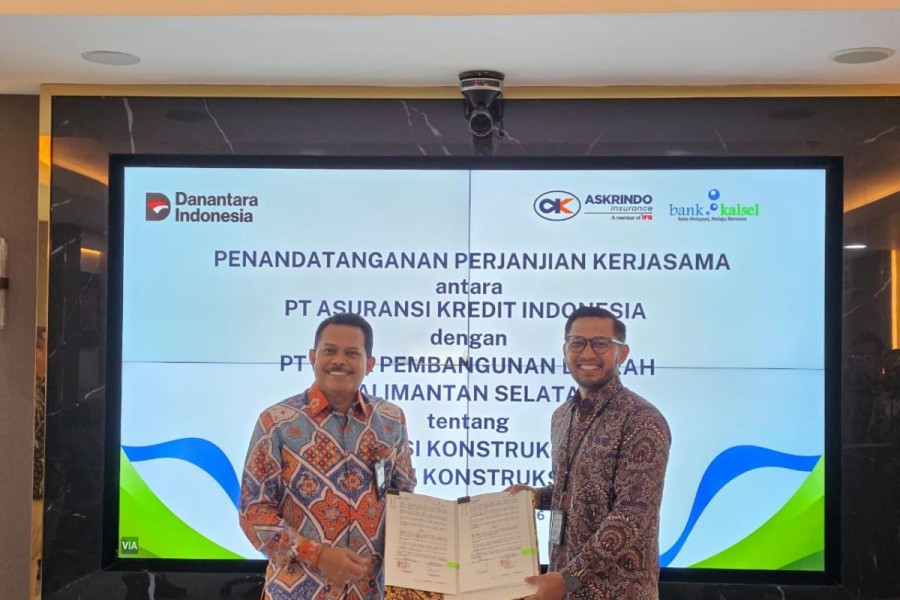 Askrindo Gandeng Bank Kalsel Perkuat Asuransi Kredit Konstruksi Daerah