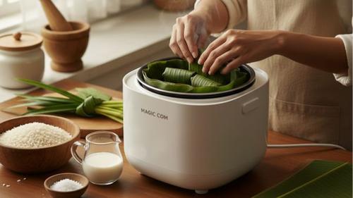 Cara Praktis Membuat Lemang Pakai Magic Com Sendiri di Rumah