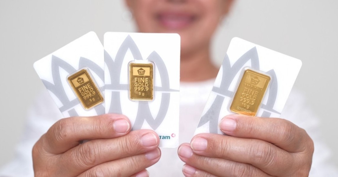Harga Emas Antam Stabil di Pegadaian