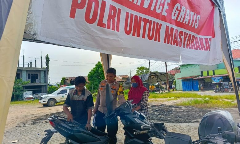 Polri Hadirkan Servis Motor Gratis bagi Korban Bencana di Berbagai Daerah