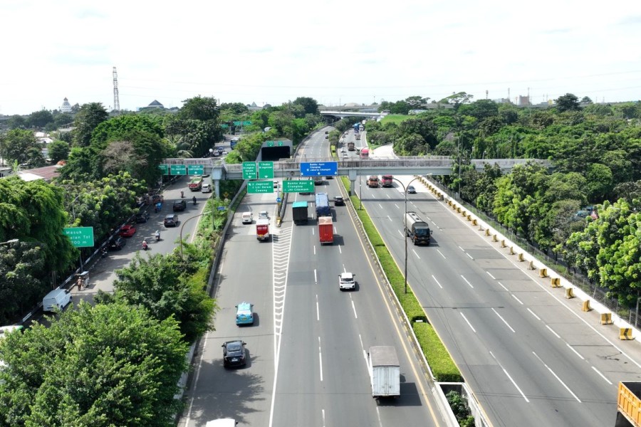 Rekayasa Lalu Lintas di SS Pasar Rebo, Jasa Marga Dukung Rekonstruksi Tol