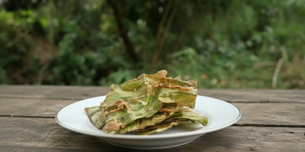 Cara Membuat Keripik Daun Pisang Muda Renyah Gurih