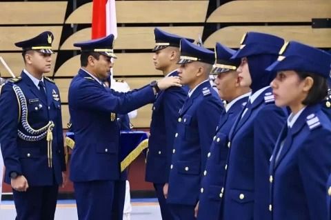 TNI AU Rekrut Lulusan Politeknik Penerbangan Di Curug Tangerang Untuk Menjadi Penerbang Militer
