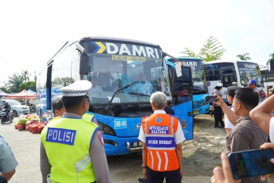 Ramp Check DAMRI Tanjung Selor Jelang Mudik Lebaran 2026