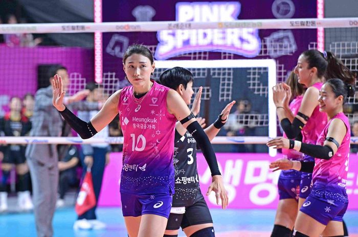 Pink Spiders dan Hyundai Skywalkers Kuasai Klasemen Liga Voli Korea 2025
